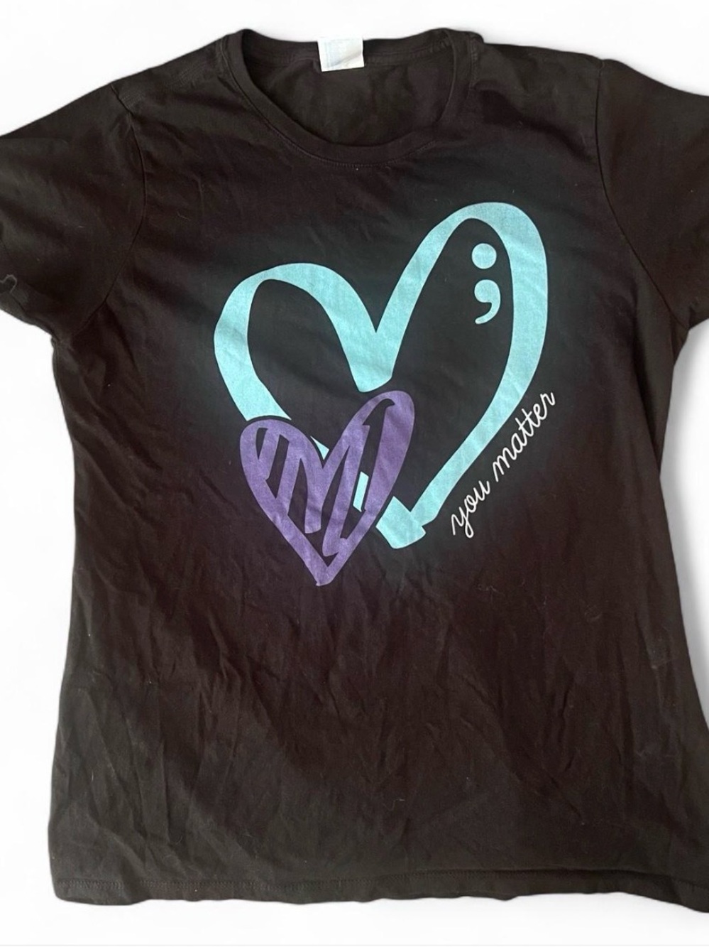 Port and Company Black Mental Health Awareness Graphic Tee